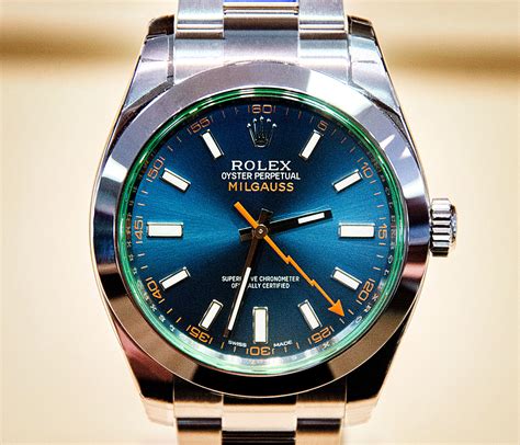 rolex milgauss blue europeanwatch|Rolex Milgauss blue review.